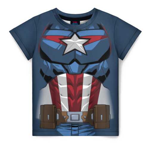 Детская футболка ВсеМайки 3D Captain America costume, р. 116 в Детки