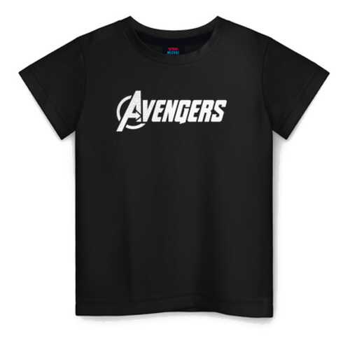 Детская футболка ВсеМайки Avengers logo white хлопок, р. 152 в Детки