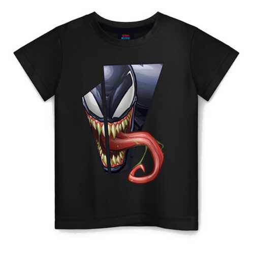 Детская футболка ВсеМайки Venom with tongue sticking out хлопок, р. 128 в Детки