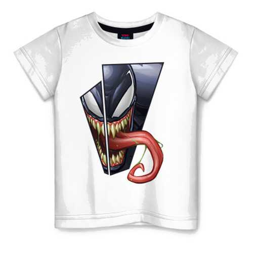 Детская футболка ВсеМайки Venom with tongue sticking out, размер 164 в Детки