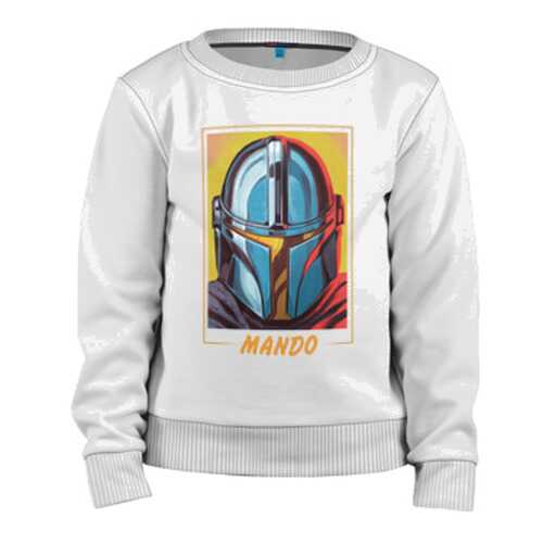 Детский свитшот ВсеМайки The Mandalorian хлопок, размер 116 в Детки