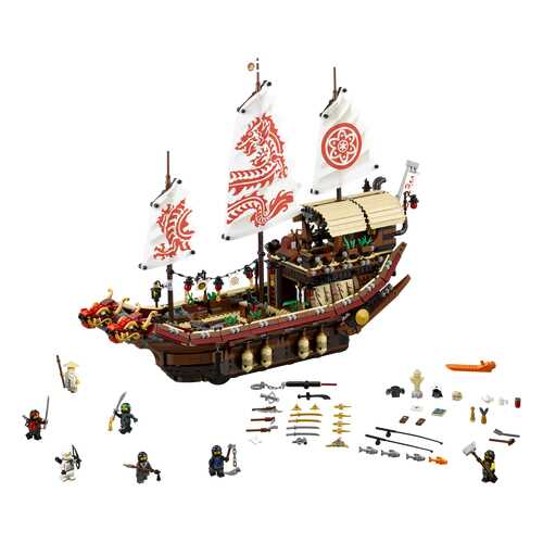 Конструктор LEGO Ninjago Летающий корабль Мастера Ву (70618) в Детки