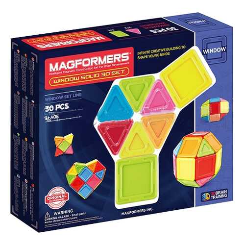 Конструктор магнитный Magformers Window Solid 30 деталей в Детки