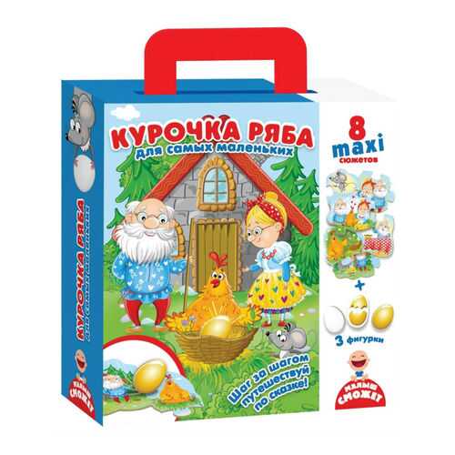 Семейная настольная игра Vladi Toys Путешествие по сказке Курочка Ряба VT2909-12 в Детки