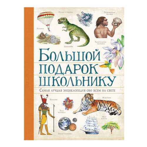 Книга Росмэн Большой подарок школьнику. Самая лучшая энциклопедия обо всем на свете в Детки