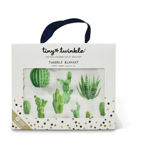 Пелёнка TinyTwinkle 120x120 CACTI в Детки