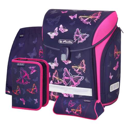 Ранец детский Herlitz New Midi Plus Rainbow Butterfly в Детки